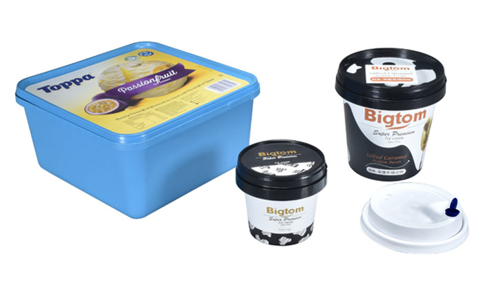 Ice Cream Box, Ice Cream Storage Containers, Plastic Pp Storage
