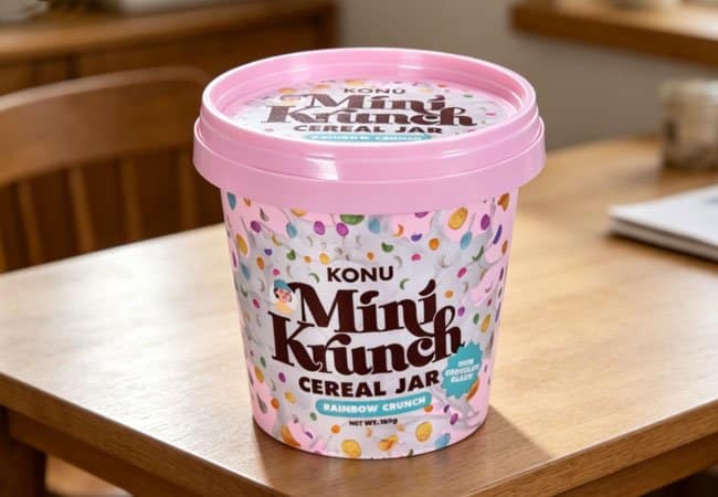 IML-Druck für die Markenbildung von Tiefkühldesserts